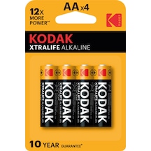 Kodak Xtralife Alkalin Kalem Pil Blister Aa 4'lü