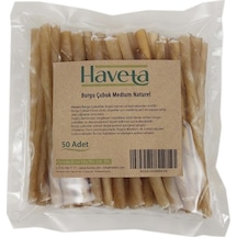 Haveta Burgu Çubuk Medium Naturel 50 Adet