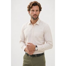 Tudors Erkek Regular Fit Klasik Kesim Viskon Pamuklu Spor Yaka Uzun Kollu Ekru Gömlek-50891 Tudors Erkek Regular Fit Klasik Kesim Viskon Pamuklu Spor Yaka Uzun Kollu Ekru Gömlek-50891