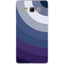 Samsung Galaxy Uyumlu A7 Kapak Renk Cümbüşü Tasarımlı Şeffaf Silikon Kılıf