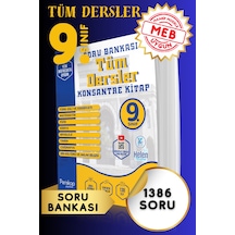 9.sınıf Tek Kitap Tüm Dersler Soru Bankası Konsantre - Maarif Model