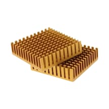 Peltier Uyumlu Alüminyum 4x4cm Soğutucu Gold Renk Diğer