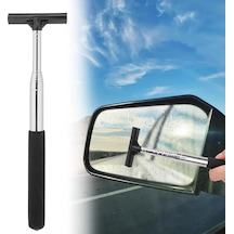 Teleskopik Mini Cam Çekeceği 98 Cm Uzayabilir Cam Ve Ayna Temizleyici, Araç, Ev, Akvaryum Ve Duş Camları İçin Uygun Silecek, Asorti Renk