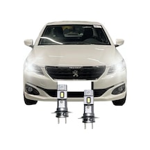 Peugeot 301 Led Xenon Kısa Far Ampulü Mini Led 2'li Set H7