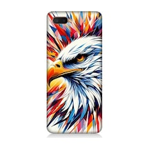Oppo Rx 17 Neo Uyumlu Renkli Kartal Sıçrayışı Desenli Silikon Kılıf Çok Renkli
