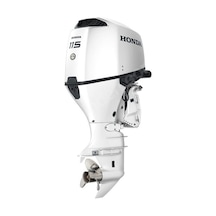 Honda Bf 115 J Lru Beyaz Uzun Şaft Marşlı Trimli Direksiyonlu Mekanik Kumanda Kolu Deniz Motoru