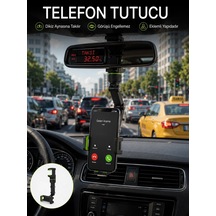 Ers Ayarlanabilir Dikiz Aynası Telefon Tutucu Görüş Açısını Engellemeyen Araç Atı