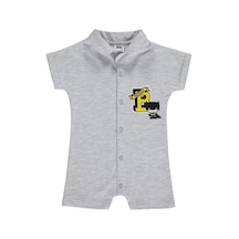 Civil Baby Batman Baskılı 6-18 Ay Tulum - Gri Karmelanj