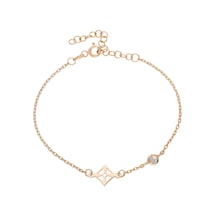 Taşlı Bileklik 717012 Rose Gümüş