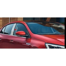 Renault Megane 4 Sedan Orta Direk Kromu Paslanmaz Çelik Krom 6Prç