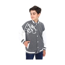 Toontoy Erkek Çocuk Baskılı Kolej Hırka Antrasit Melanj