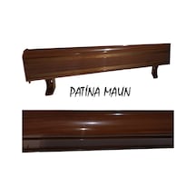 Perdemix Dekoratif Perde Ray Kornişi Alüminyum 2 Kanallı Patina Renkler