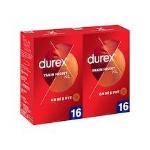 Durex Yakın Hisset XL Prezervatif 2 x 16 Adet