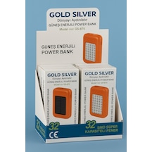 Güneş Enerjili Powerbank Ve 32 Smd Led Işıldak Fener Diğer