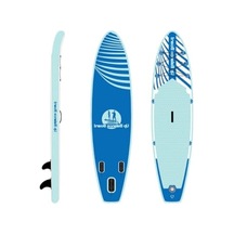 310x76x15 Cm Boyutlarında Şişme Sup Board, Mavi Renk Seçeneği Açık Mavi