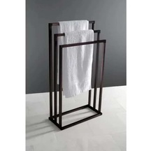 Güvendekoratif Metal Havluluk Siyah