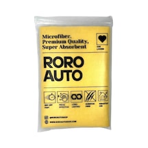 Güderi Oto Kurulama Bezi - 320 Gsm Süper Emici Mikrofiber Cam Ve Kaporta Temizlik Bezi 50x70 C
