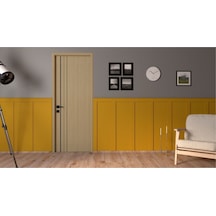 İahşap Dekoratif 8 Cm İskandinav Duvar Çıtası 5 Adet 8 X 140 Cm Ev Ofis Dekorasyonu 6 Mm Mdf