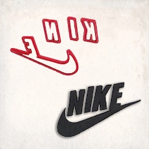 Nike Logo Detay Kurabiye Kalıp Seti 4 Lü KIrmızı