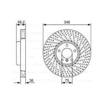 Bmw 7 F02 740li 3.0 2008-2012 Bosch Ön Disk 345mm 2 Adet