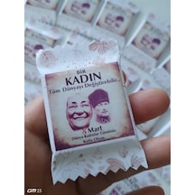 Farklı Market 8 Mart Kadınlar Günü Hediyesi Özel Kesim Zübeyde Hanım Atatürk İkramlık Çikolata 18 Adet
