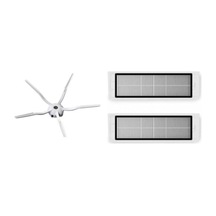 Roborock Uyumlu S6 Pure 2 Adet Hepa Filtre , 1 Adet 5 Kollu Yan Fırça