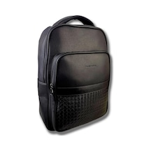 Deri Laptop Sırt Çantası Suya Dayanıklı Siyah 15.6'' İnç 8683255012275