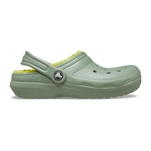 Crocs Classic Lined Clog Kids Çocuk Yeşil Terlik 207010-308-10568 Yeşil