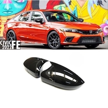 Honda Civic Fe1 Uyumlu Batman Yarasa Ayna Kapağı Piano Black