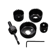 Dmax Dmx-4127 6pcs Buat Açma Panç Seti 32-38-44-54mm & 3/8 Hex & Anahtar Metal &am