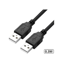 Alfais 5246 Usb Uzatma Kablosu 0 3 Metre Uzatıcı Iki Ucu Erkek Erkek 30cm