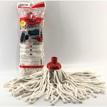 Jumbo Boy İpli Mop Elmas Fırça % 100 Pamuk Klasik Uzun İpli Mop Ev Ofis Depo Temizlik Paspası