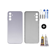 Samsung A14 Sm-a145f Uyumlu Arka Pil Kapağı Beyaz + Montaj Seti Çok Renkli