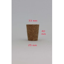 No 10 Konik Mantar 33X25X40 - 1 Adet Çok Renkli