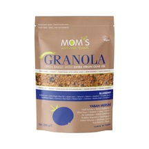 Mom's Natural Yaban Mersinli Granola 280g - Sağlıklı Kahvaltılık Gevrek 3'li Ekonomik Paket - 3 Tarı
