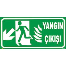 YANGIN ÇIKIŞI (SOL AŞAĞI YÖN) LEVHASI