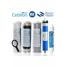 Cebilon Uyumlu 5 Li Su Arıtma Filtresi Seti Açık Kasa Lg Membranlı Inline Filtre Seti Nsf Sertifikalı Su Arıtma Filtre Takımı Filtre Seçeneği - 5 Li Filtre Seti
