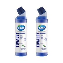 Efor 2 Adet Wc Temizleyici 750 Ml Tuvalet Ve Kireç Ferah Kokulu Hijyen