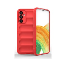 Samsung Uyumlu A36 Kılıf Optimum Silikon Kırmızı/