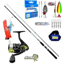 Okuma Fın Chaser 4000 210cm 10-30gr Daiwa Sweepfire Turna Spin Olta Takımı Seti 210Cm