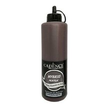 Cadence H-018 Koyu Kahve Hybrid Multisurfaces Akrilik Boya 500 Ml
