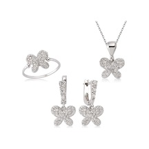 Gümüş Kelebek Bayan Set Set47066146 Gümüş