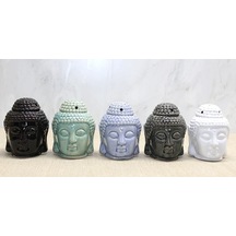 Tedar Seramik Buda Büstü Buhurdanlık Alk4446 Najmaddin