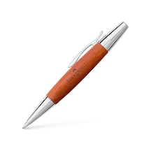 Faber-castell E-motion Tükenmez Kalem, Krom/ahşap Gövde, Mekanizmalı, Kahverengi, B Uç, Yüksek Kapasiteli Siyah Re Genel