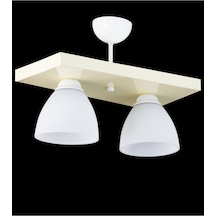 Üçlü Dikdörtgen Krem Spor Model Modern Avize I