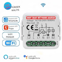 Tuya Destekli Akıllı Wifi Panjur Anahtar Modülü