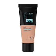 Maybelline New York Fit Me Matte + Poreless Fondöten 140 Cool Medium 30 ML