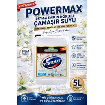 Powermax Beyaz Sabun Kokulu Çamaşır Suyu 5 L Güçlü Temizlik Tekli