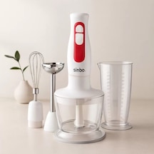 El Blender Seti Doğrayıcı, Mixer, Blender - 2 Kademe, 600ml Hazne, 700ml Ölçü Kabı