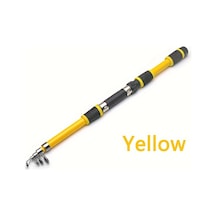 1 Adet Hafif Teleskopik Olta Sarı 2.1m